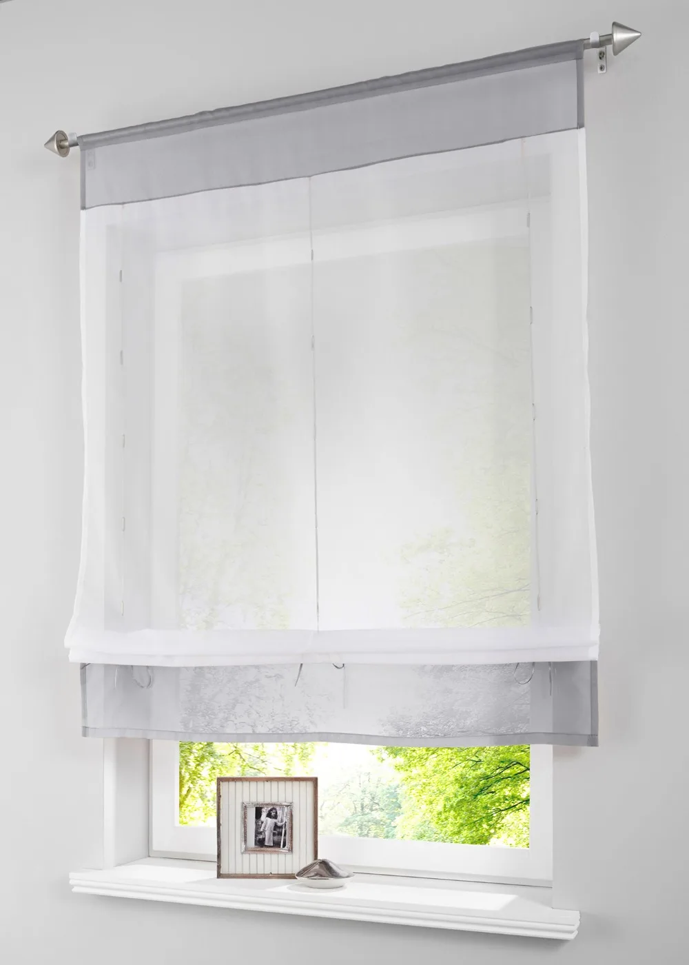 Pastoral Roman Curtains Solid Sheer Window Tulle Curtain For the Kitchen Living Room Bedroom Windows Balcony Voile short curtain