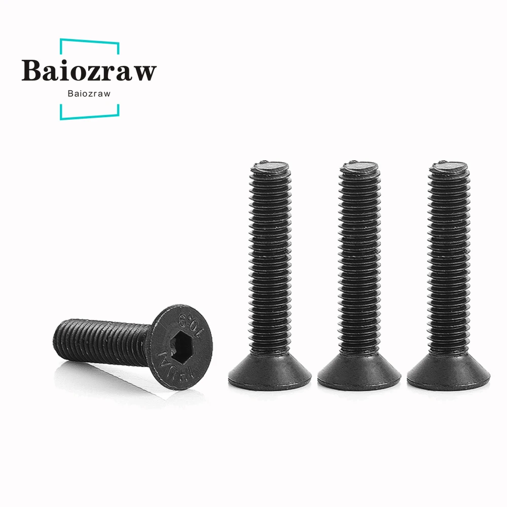 

M2 M2.5 M3 M4 M5 M6 M8 Hexagon Socket Flat Countersunk Head Screw Carbon Steel Hex Socket Bolts Machine Screw DIN7991 3D Printer