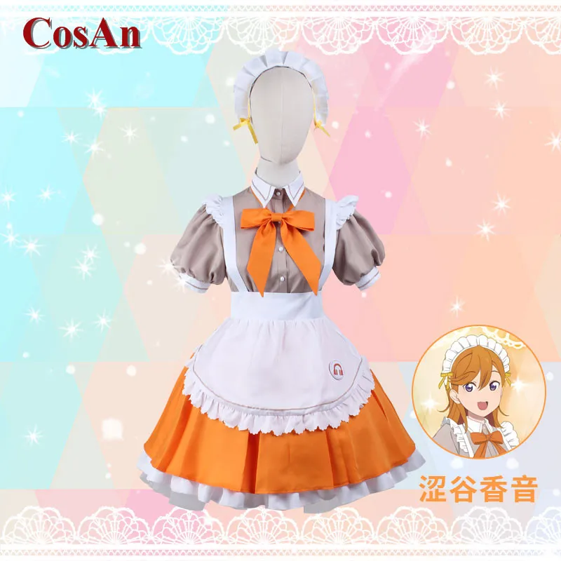 

CosAn Anime LoveLive!SuperStar Liella Tang Keke/Heanna Sumire/Shibuya Kanon/Arashi Chisato/Hazuki Ren Cosplay Maid Uniform XS-XL