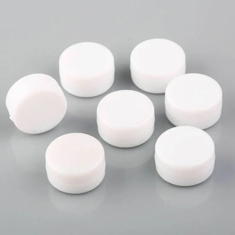 50/100 pcs/pack 1 pack White flat built-in plastic rattle box, 22mm ball jingle bell squeeze sound wave device