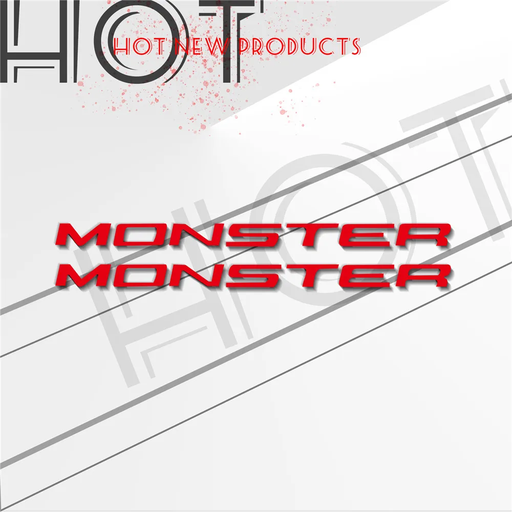 

New Motorcycle Stickers Body Reflective Waterproof Body fuel tank logo sticker Kit For Ducati monster MONSTER 600 620 646 690
