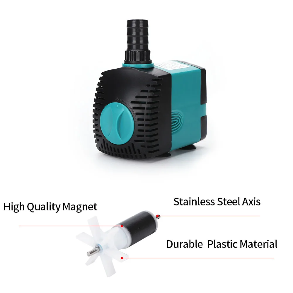 6/10/15/25/35W Ultra-Quiet Submersible Water Fountain Pump Filter Fish Pond Aquarium Water Pump Tank Fountain  water pump