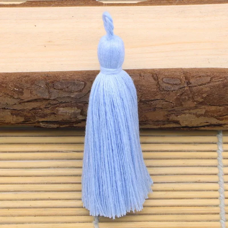 8cm Cotton Tassel Hanging Rope Fringe Tassel for Sewing Curtains Garment Home Decoration Jewelry Craft DIY Accessories 10pcs/lot