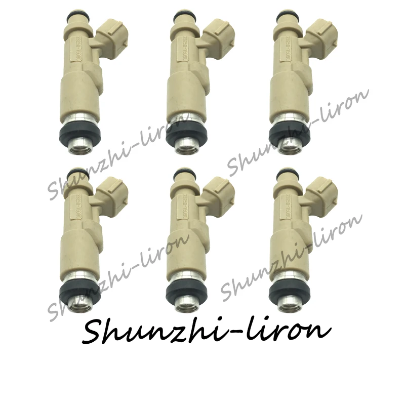 

6PCS 23250-75090 23209-79145 Fuel injector for TOYOTA EU Coaster 2.7L 3RZ 1999~2004