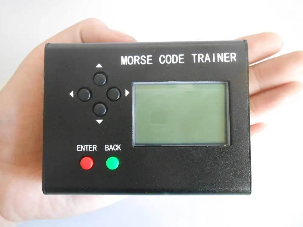 LCD Morse Code CW Trainer Ham radio station Morse short-wave station telegraphy
