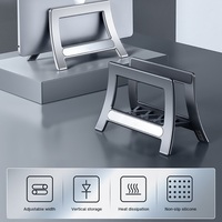 PC Laptop Stand Gravity Adjustment Portable Vertical Adjustable Notebook Mount Support Base Holder for MacBook iPad Samsung