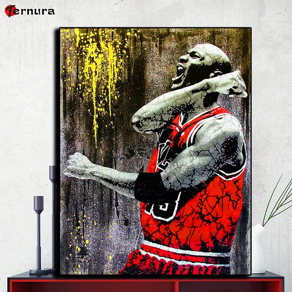 DIY Diamond Painting Great Basketball Player idol diamond Embroidery Man basketball 5d mosaic Diamond cross stitch decor Salon