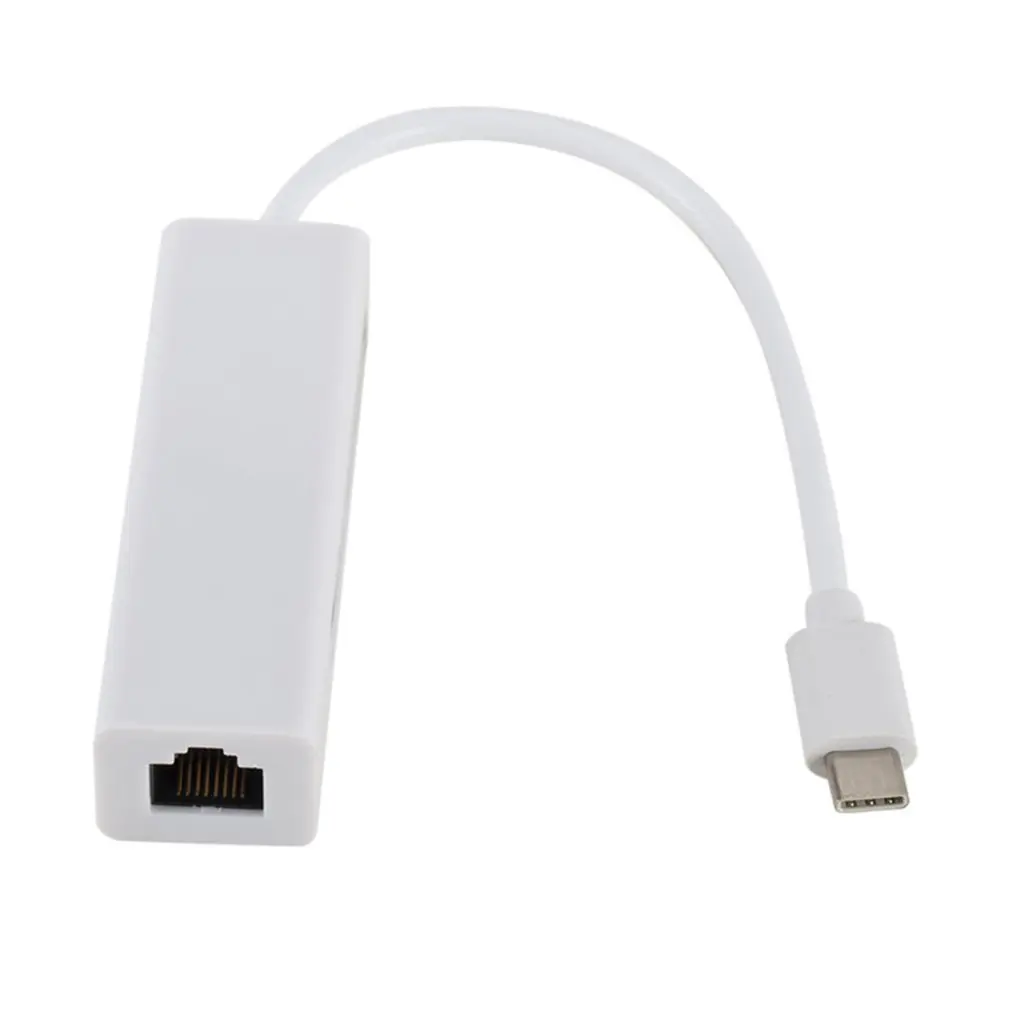 USB-C Ethernet Adapter 3 USB C huby hogy Ethernet RJ45 Megye Adapter hálózati rty Bit Internet számára macbook Menő type-c Vezeték