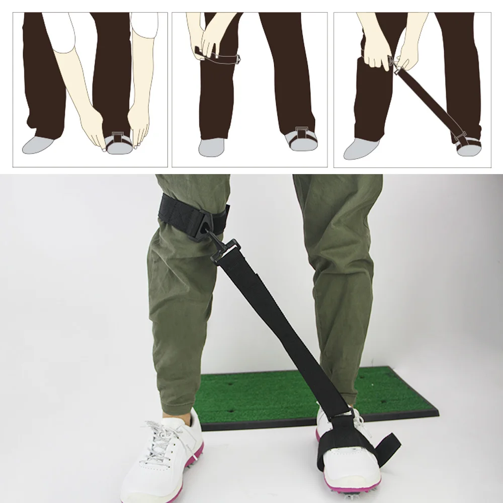 1Set Golf Posture Corrector Leg Brace Correction Belt Strap Posture Corrector Trainer Golf Practice Posture Corrector Aids