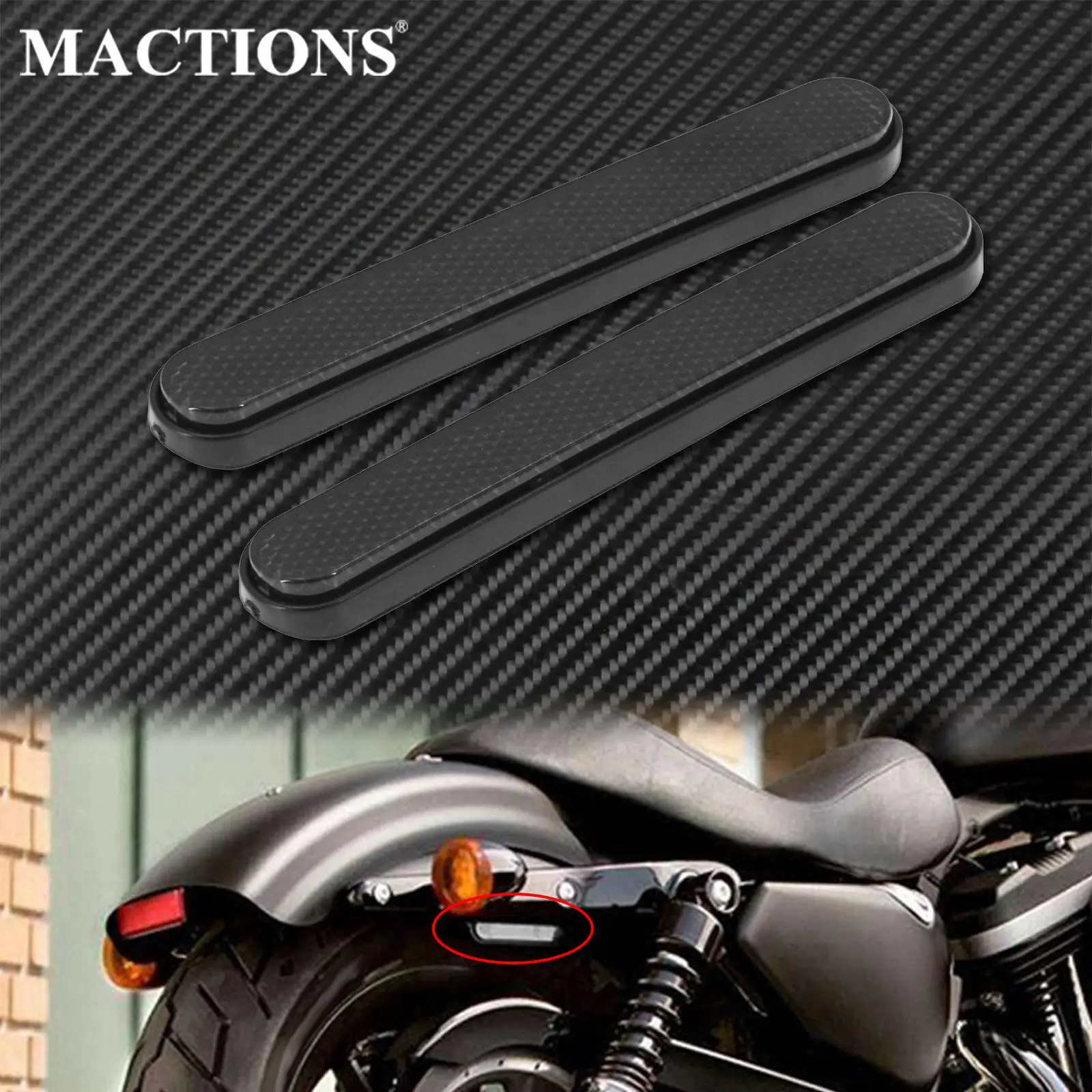 

Motorcycle Front Fork Reflector Sticker Saddlebag Latch Lower Legs Safety Warning For Harley Sportster 883 Softail Dyna Tourng