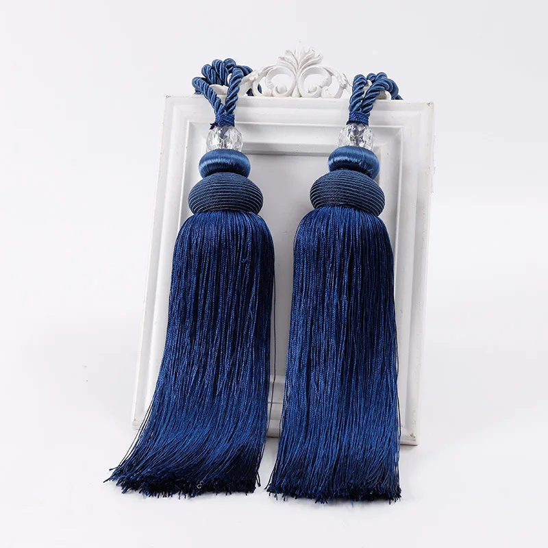 

Modern Simple Solid Color Curtain Hanging Ball Rope Curtain Tiebacks Hanging Tassel Bandages Brushes Window Accessories