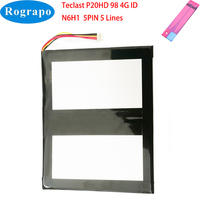 New 3.8V 9000mAh Tablet PC Battery For Teclast P20HD 98 4G ID N6H1 P20 HD 22Wh 5 Wire Plug +Tool