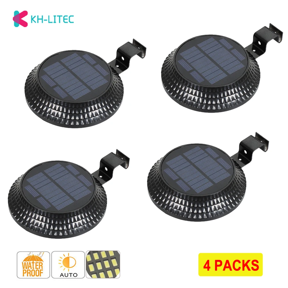 led sensor de luz solar lampadas de energia solar sarjeta luz jardim ao ar livre iluminacao cerca parede seguranca quintal luzes pecas 12 01