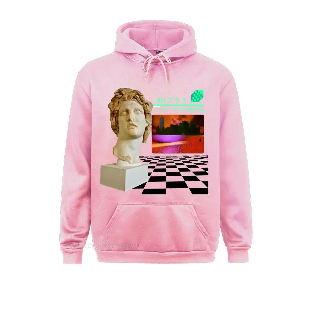 Wave Aesthetic Men Sweater Wave Floral Shoppe Macintosh Plus Fashion Cotton Anime Harajuku Pullover Hoodie