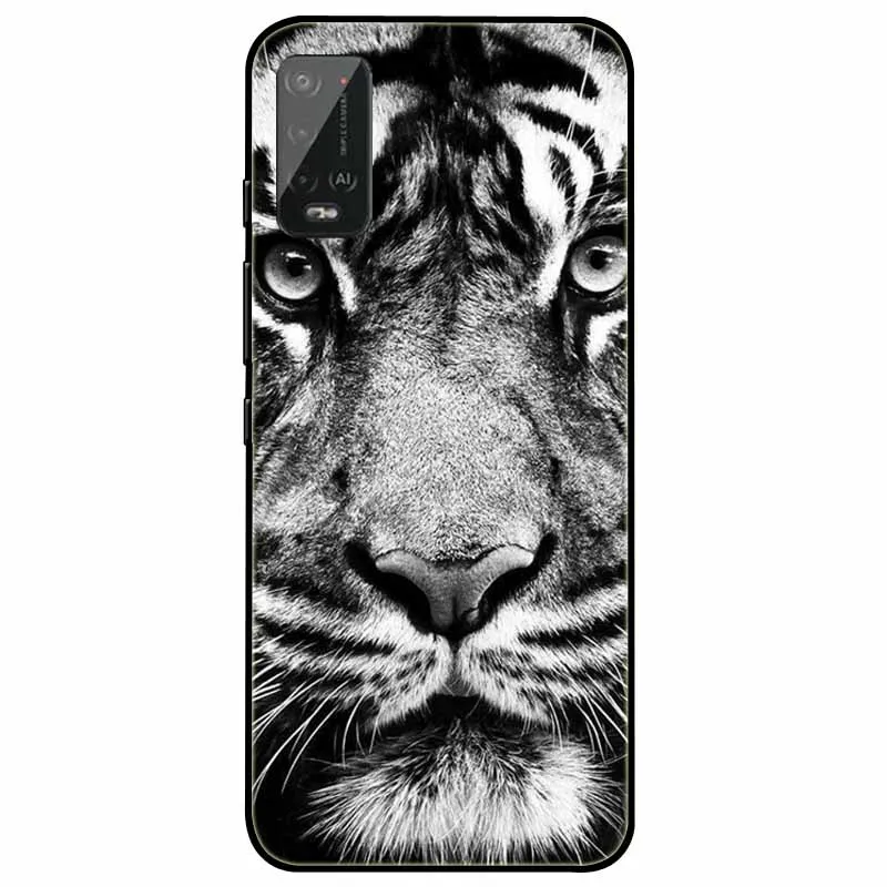 For Wiko Power U10 Case U20 U30 Silicone Cartoon Wolf Bumper for Wiko Power U30 Soft TPU Covers PowerU20 U 30 Luxury Shockproof