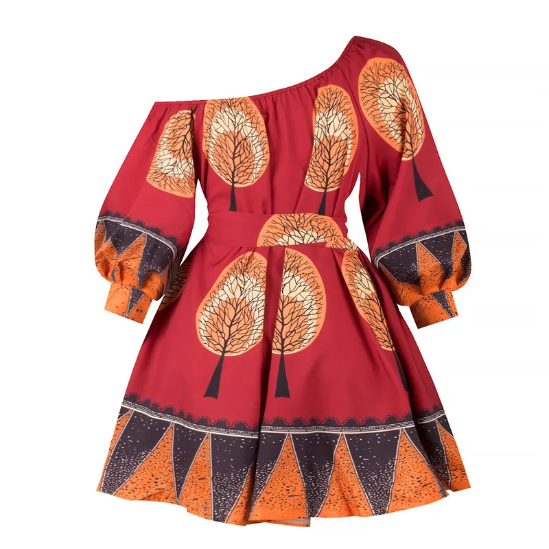 Robe Dashiki Vintage pour Femme, Imprimée, Sexy, pour Soirée, Vêtement Africain, Été 2022