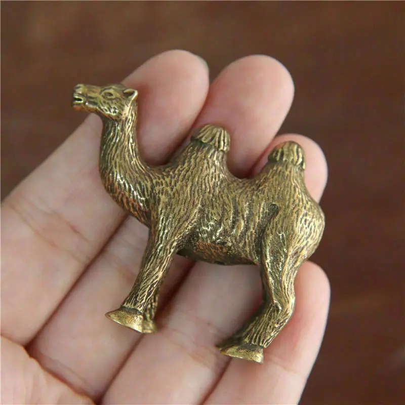 Chinese Antique Solid Brass Camel Bronze Ornaments