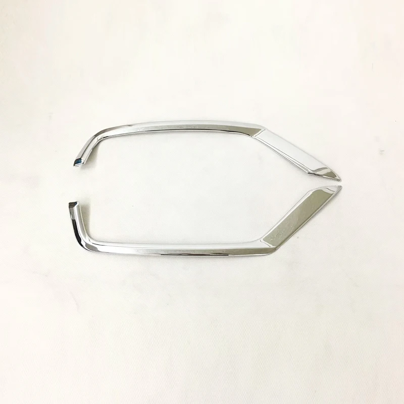 ABS Chrome For Mazda CX-5 CX5 2017 2018 2019 2020 accessories car styling Car Rear fog lamp eyebrow Decoration Cover Trim 2pcs