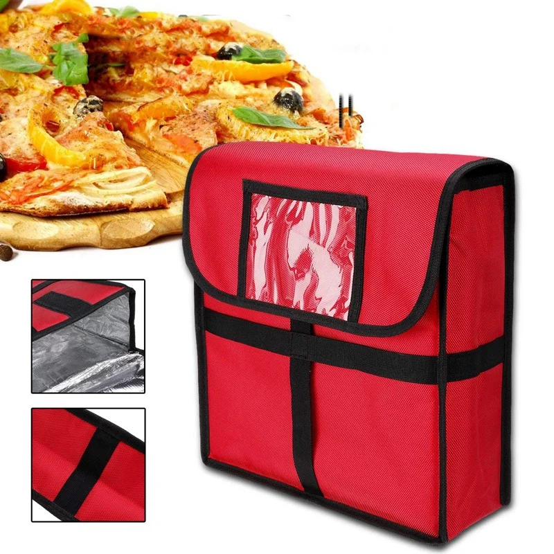 Professional Large Pizza Delivery Bag Moisture-Proof Pizza Box Insulated Pizza Food Delivery Bag