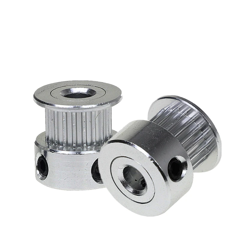 3D Printer Parts GT2 Timing Pulley 16 Tooth 2GT 20 Teeth Aluminum Bore 5mm 6.35mm 8mm Synchronous Wheels Gear Part For Width