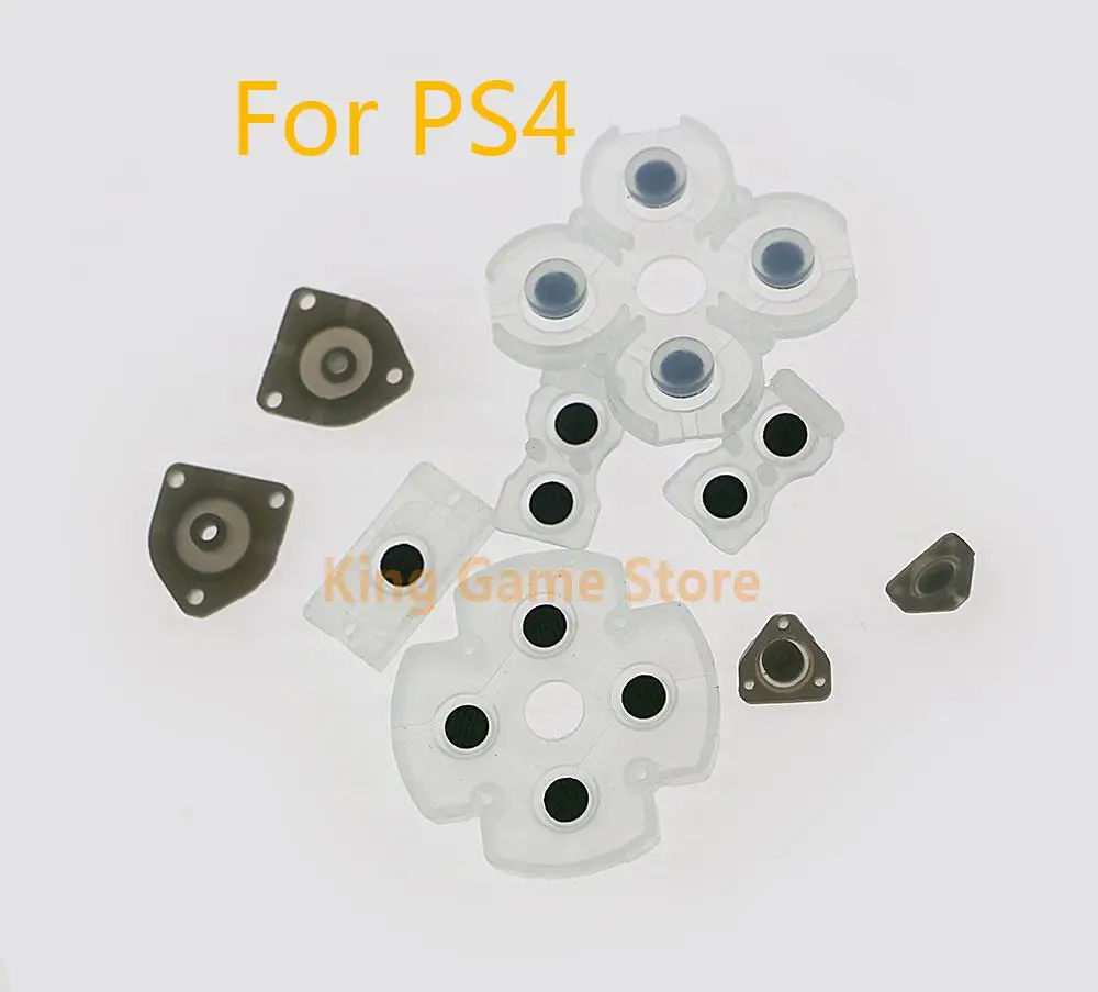 5 مجموعات سيليكون موصل المطاط 9 في 1 لوحات المفاتيح لاصق لوحة أزرار لسوني بلاي ستيشن 4 PS4 تحكم غمبد إصلاح أجزاء #5