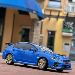 JDM-Subaru STI WRX 2016, supercoche de aleación fundido a presión, modelo de coche en miniatura con modelo ligero para niños, 1:32