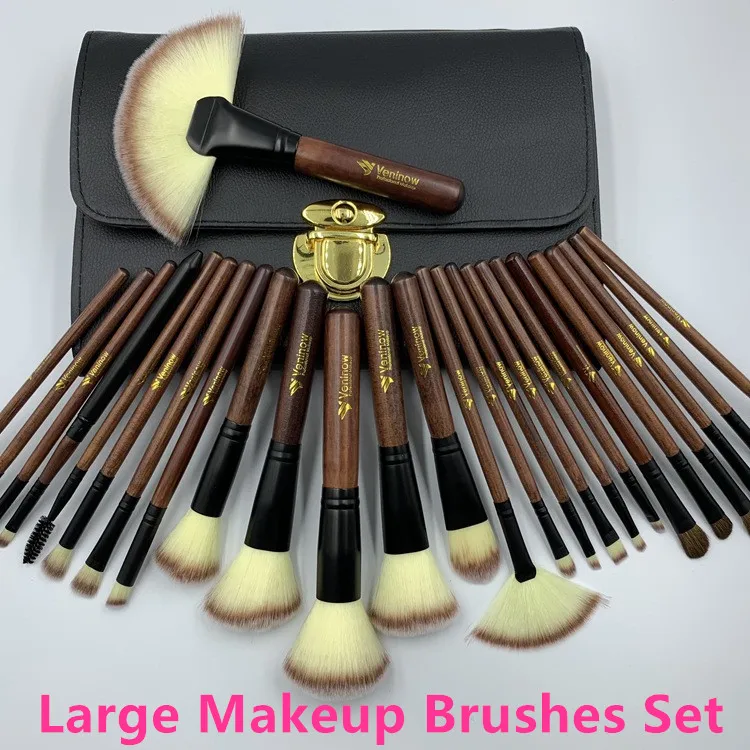 Professionele Make-Up Kwasten Set 26 Pcs Eye Borstels Set Met Cosmestic Tas Oogschaduw Blending Make Up Borstel Voor Beauty Tools kit