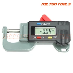 Portable Precise Digital Thickness Gauge Meter Metal Tester Micrometer 0 to 12.7mm Caliper Meter Width Measure Tools