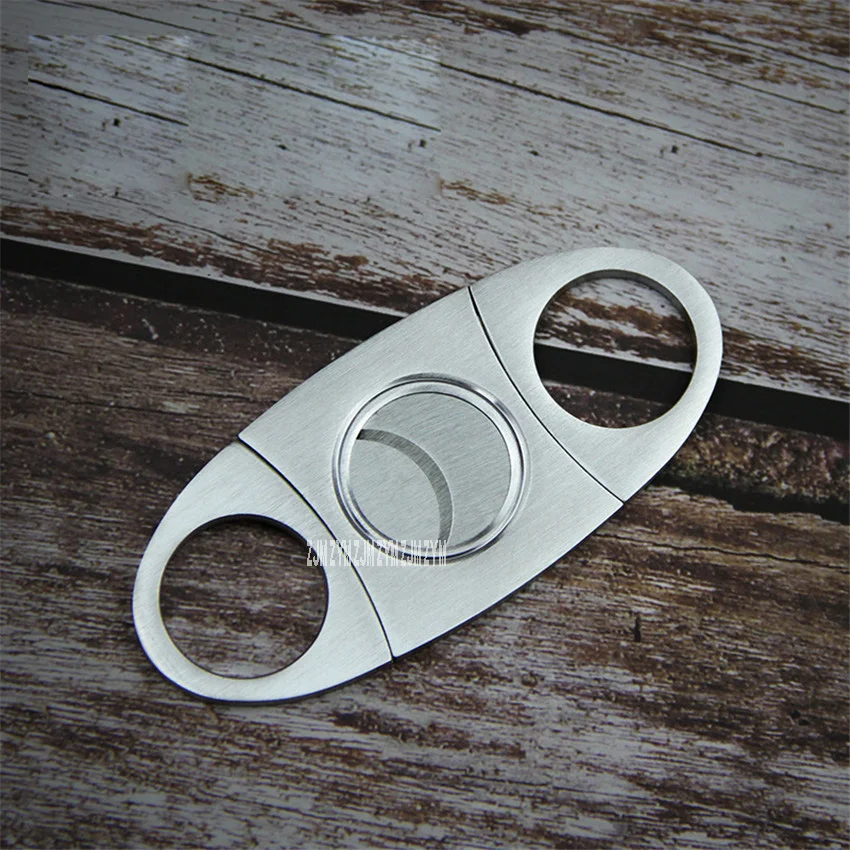 C01 2pcs 22mm Stainless Steel Round Cigar Scissors Cutter Metal Cigar Opener Puncher Nice Gift Portable Smoking Accessories