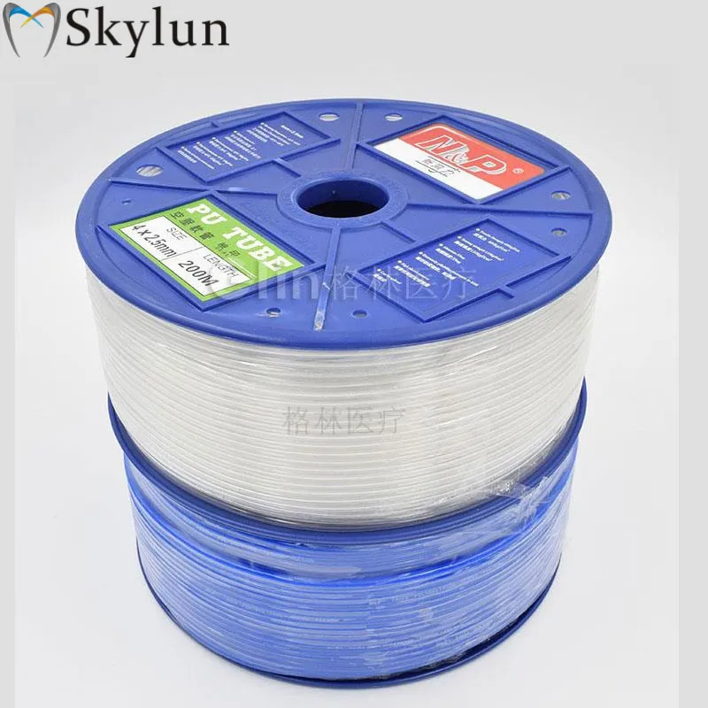 15 Meters Dental PU Pneumatic Water Air Tube Dental Tubing Component Pipe 3mm 4mm 6mm 8mm Air Line Hose for Compressor SL1126