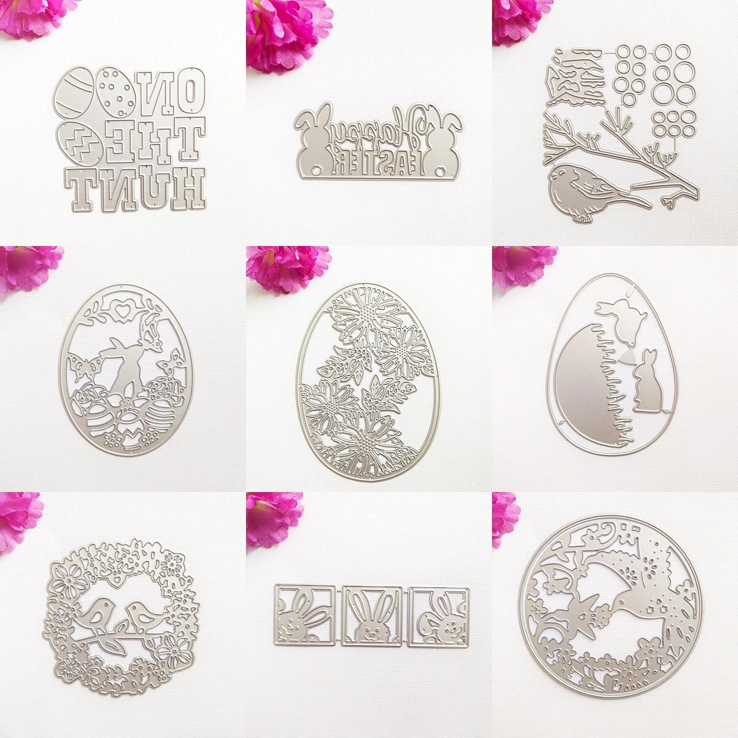 

AZSG Easter Blessing | Birds Metal Cutting Dies for Scrapbooking and Card Making Paper Craft Album Decorative Embossing Cut Die