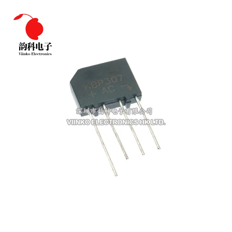 10PCS KBP307 3A 1000V Diode Bridge Rectifier KBP 307 Power Diode electronics components