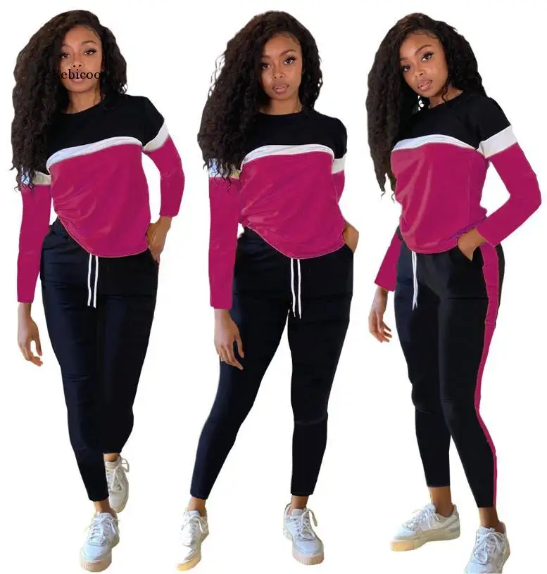 Women Clothes Two Piece Sets pullover hoodies tops and pant womens sweatsuits  Jogging Sport Suit Long Sleeve Tracksuit