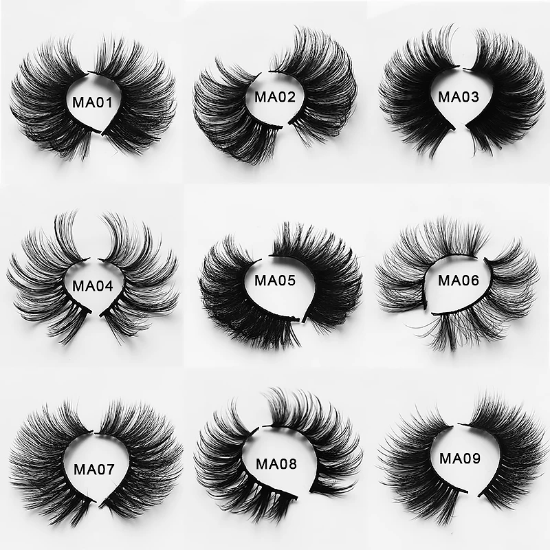 NEW 180Pairs 3D Mink Lashes Natural Mink False Eyelashes Dramatic Volume Fake Eyelash Extension Faux Cils Wholesale Makeup Tools