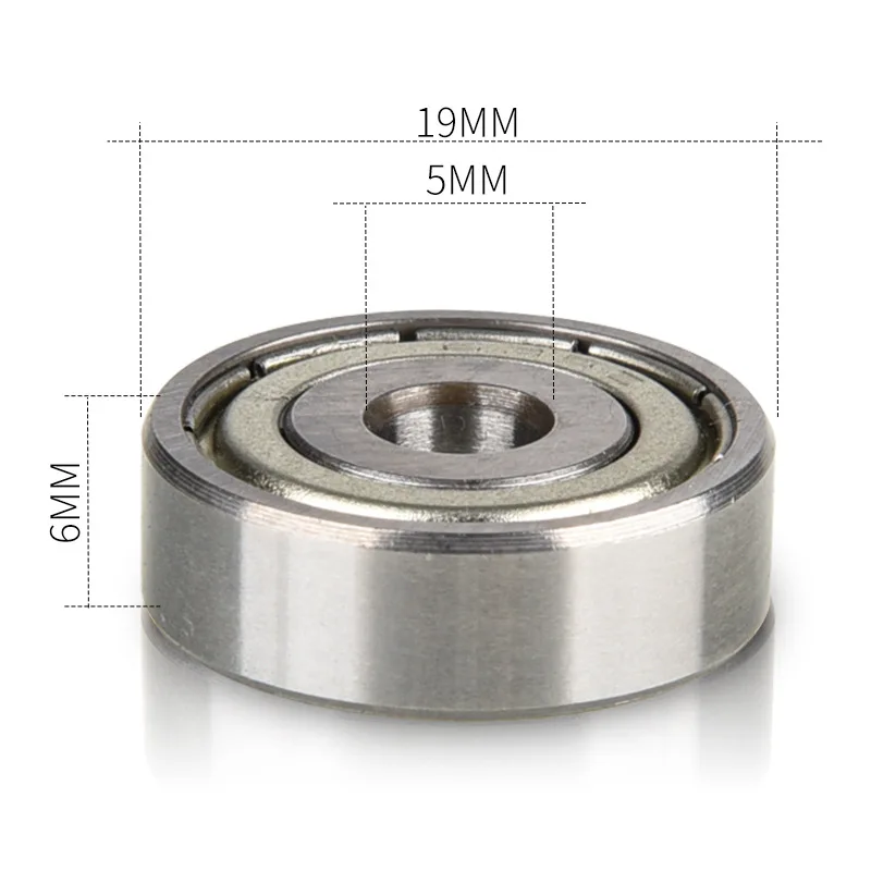 635ZZ 5*19*6 mm miniature shielded deep groove ball bearing 635Z 635-2Z 635 5x19x6 mm