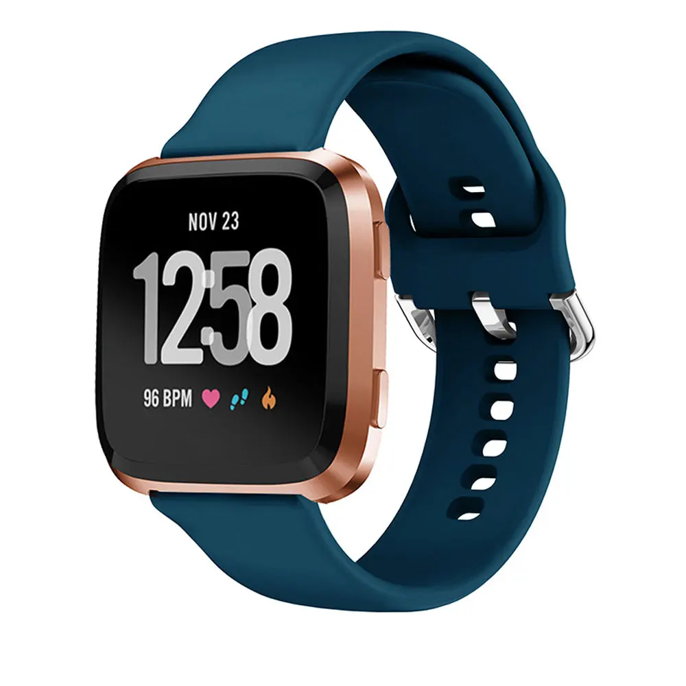 Miękki silikonowy pasek do zegarka do Fitbit Versa/Versa 2 wymienny pasek na nadgarstek do zegarka Fitbit Versa 2 akcesoria