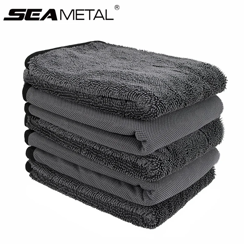 Profesjonalne ręczniki z mikrofibry Ręcznik do mycia samochodu Mikrofibra 600GSM Auto Extra Soft Rag Szybkoschnąca ściereczka do myjni samochodowej Akcesoria