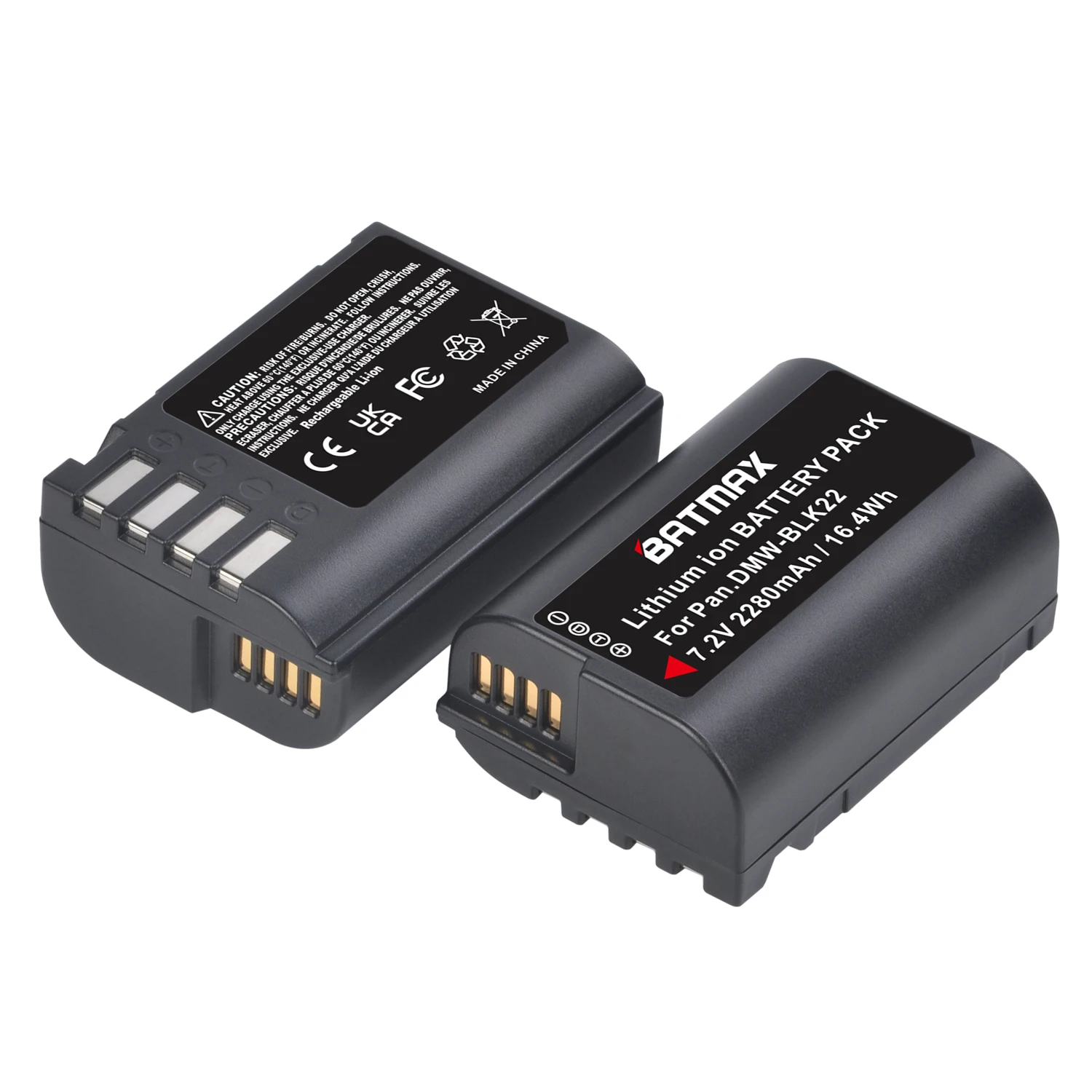 パナソニックlumix 2280 DMW-BLK22カメラ用バッテリー,DC-S5 mah,DC 
