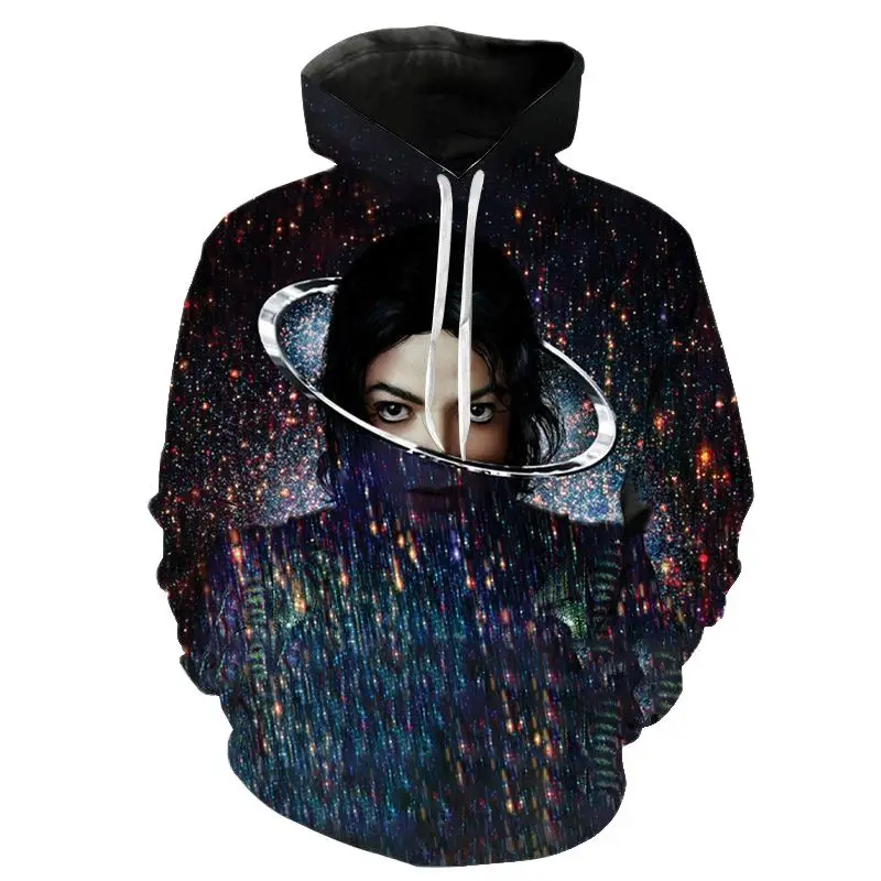 Children Hoodies New Fashion Casual Michael Jackson Men Women 3D Printed Streetwear Hooded Boy Girl Sweatshirts Hop-Hip Jacket