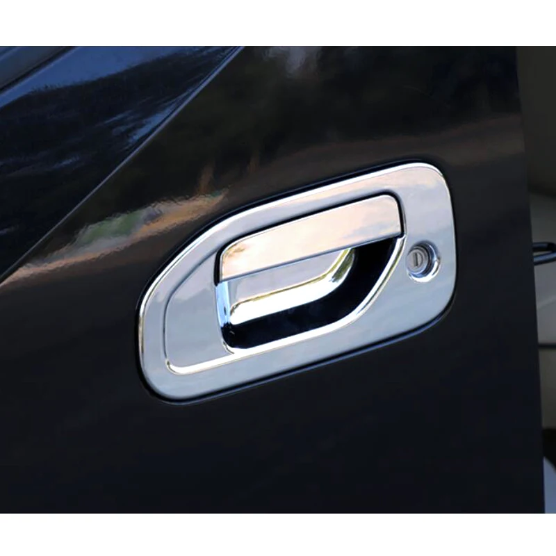 Car Styling ABS Chrome Door Handle Bowl Door handle Protective Covering Cover Trim For Nissan NV200 Evalia 2010 - 2018