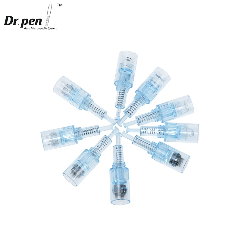 Dr. Pen Ultima X5 Cartridges 30 PCS Screw Slot Needles 9 12 24 36 42 PIN Nano Cosmetic Tips Disposable Replacement Parts