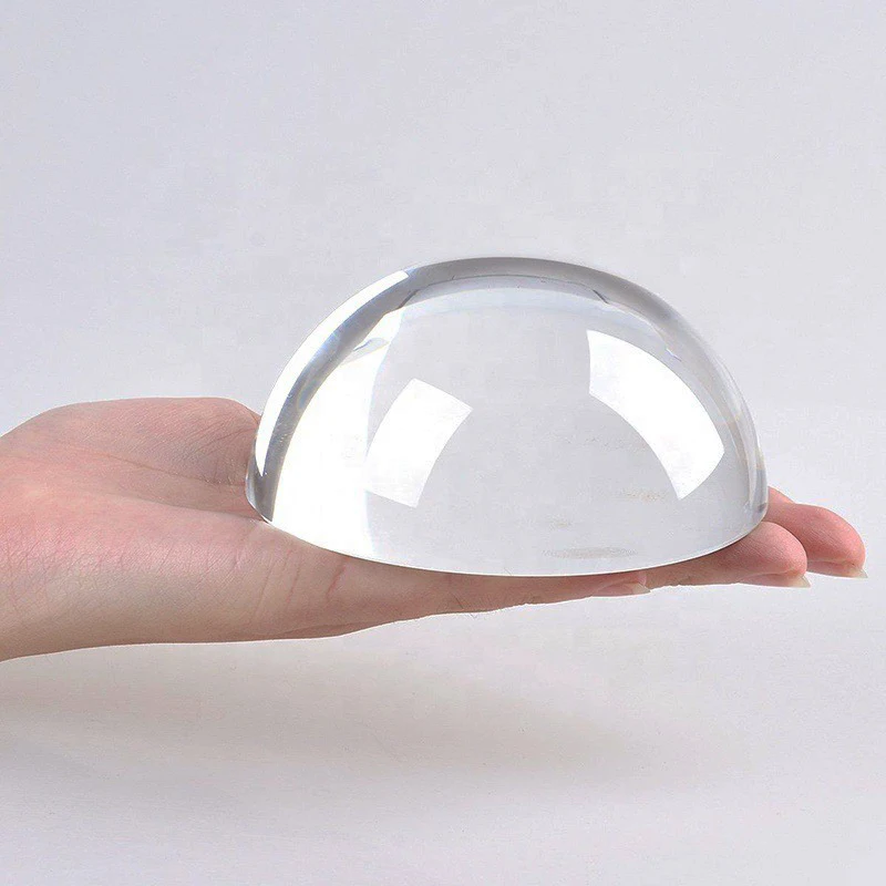 3.15 inch 80mm Diameter Big Size Magnify Dome Glass Paperweight As Photo Keeping Tourist Souvenir Gifts