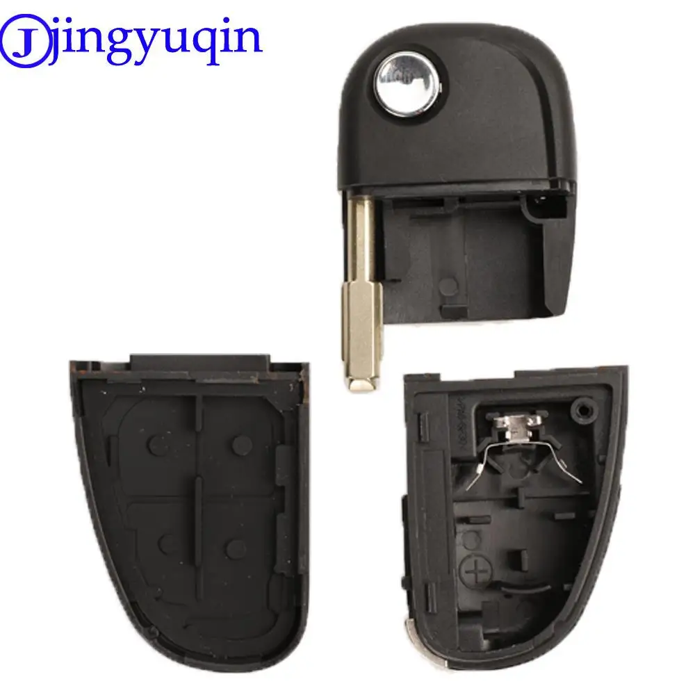 jingyuqin 4 Bottons Car Auto Flip Remote Key for Jaguar X-Type S-Type 1999-2009 XJ XJR 2002-2008 315/433MHz with 4D60 chip