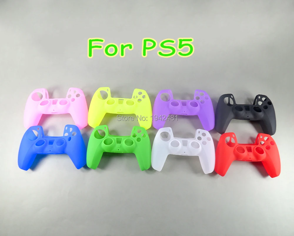 1PCS For PS5 Soft Silicone Gel Rubber Case Cover For SONY Playstation 5 For PS5 Controller Protection Case For PS5 Gamepad