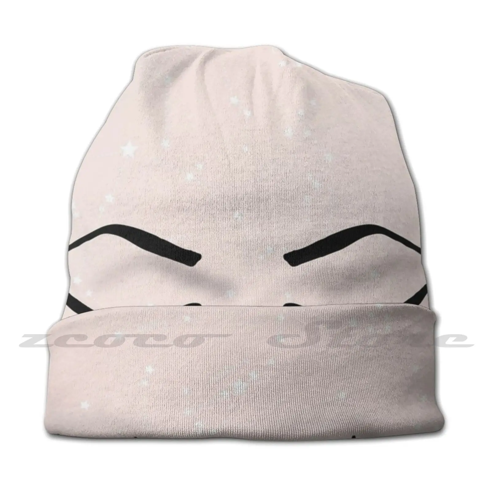 Celestial Sleep Knit Hat Hedging Cap Soft Elasticity Outdoor Sports Leisure Celestial Sleep Stars Signs Of The Zodiac And White