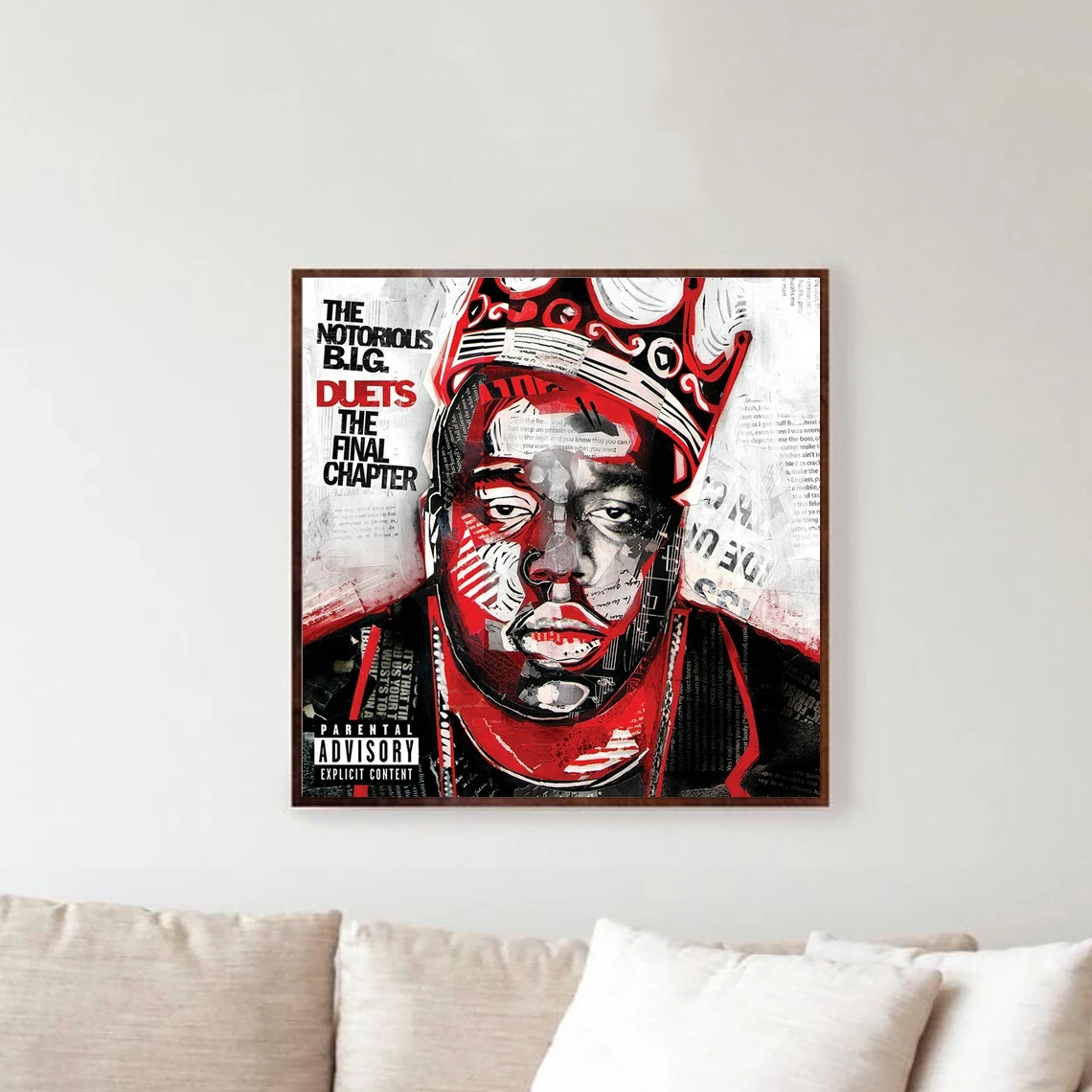 Notorious Big Duets the final chapter Music Album Cover Poster Music Star Singer Canvas Print Art Wall Painting Home Decoration