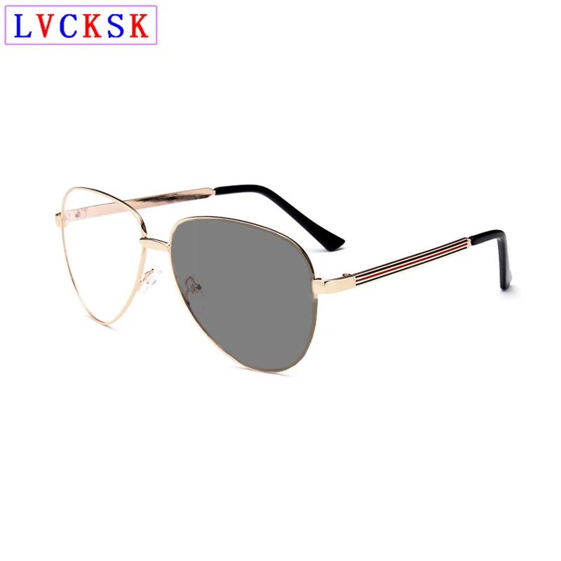 

Finished Photochromic Myopia Pilot Sunglasses Fashion Women Men Nearsightedness Spectacles Driving Eyeglasses 0,-1.0~-6.0 N5