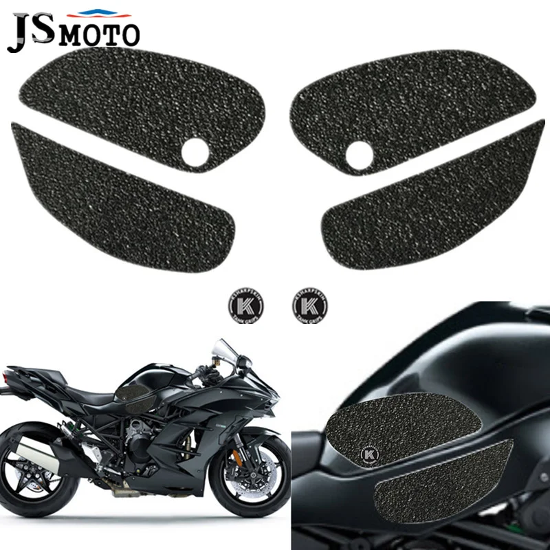 

Motorcycle Fuel Tank Sticker Pad Side Knee Anti Slip Sticker Protector For KAWASAKI NINJA H2 SX NINJA H2 SE 2018 Ninja H2 SE/SX