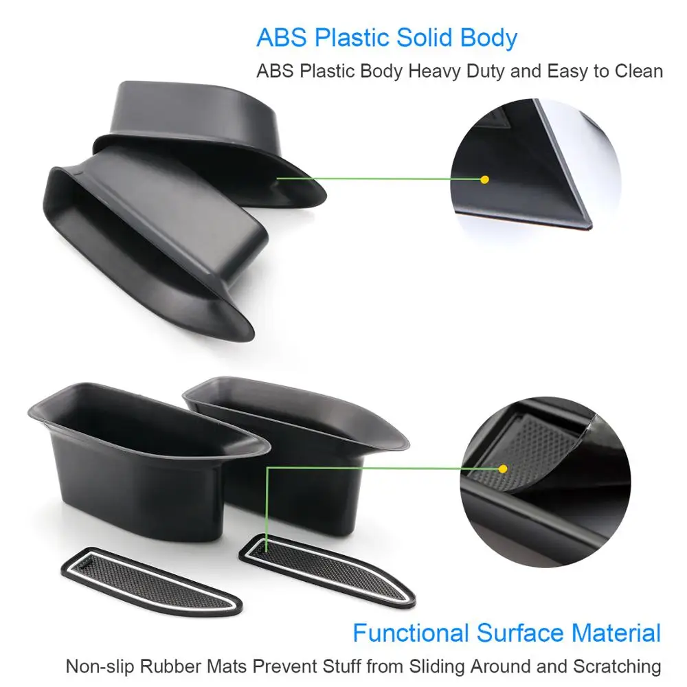 RUIYA для Leon MK3 Typ 5F 2013-2019 Автомобильная дверь боковая для хранения поддонов контейнер для хранения Авто Интерьер Leon MK3 аксессуары 2019