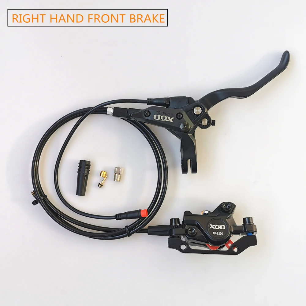 XOD E-Bike Brake Hydraulic Disc Cut Off Power Brake 2PIN waterproof plug DIY assembly EBike Scooter Front Rear Brakes